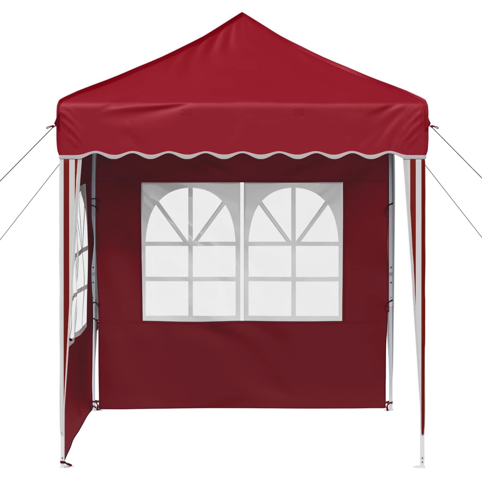 Pop-up Feesttent Bordeauxrood 195 x 195 x 245 cm image 6