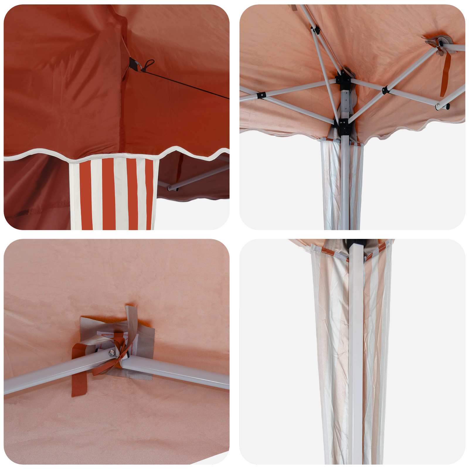 Pop-up Feesttent Terracotta 195 x 195 x 245 cm image 11