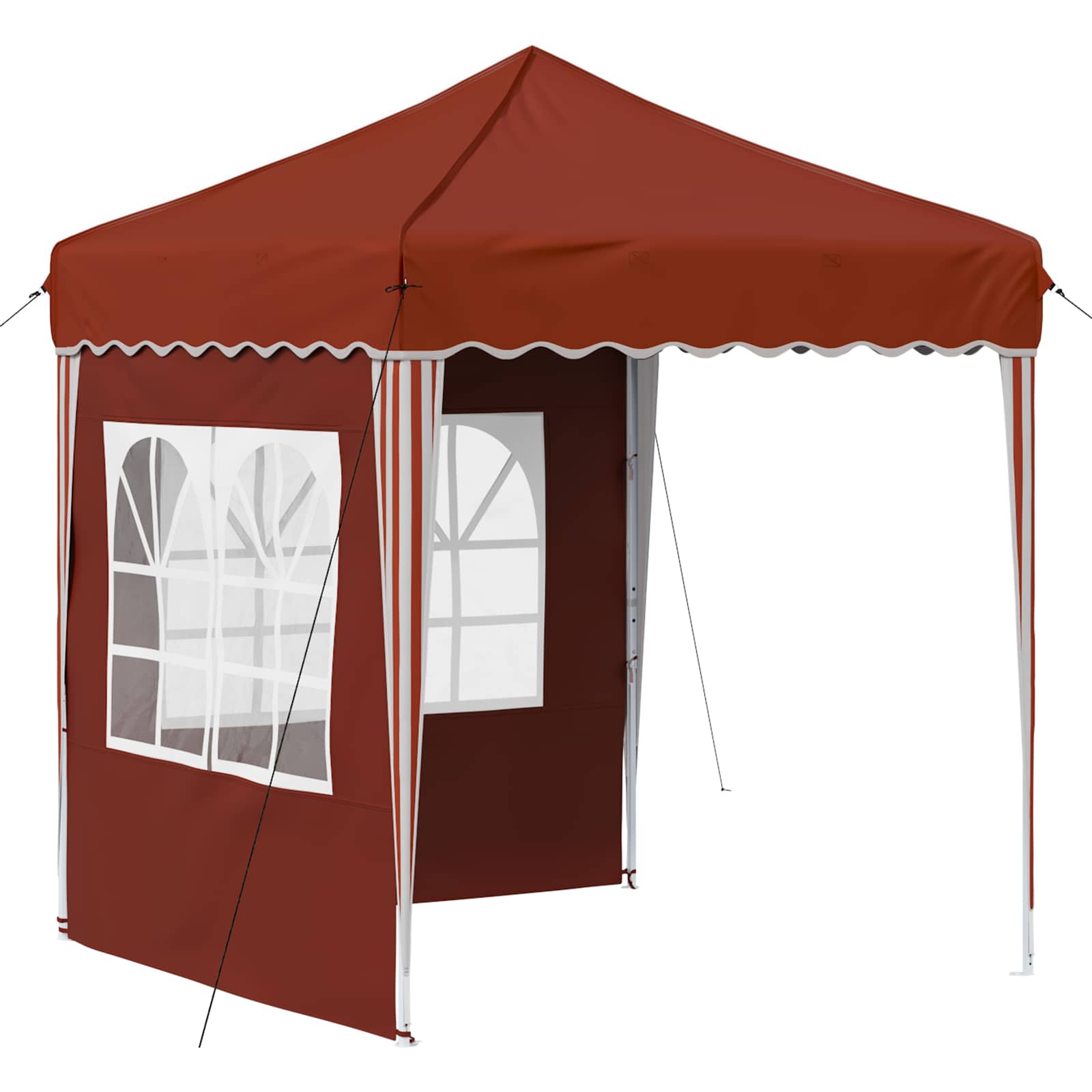 Pop-up Feesttent Terracotta 195 x 195 x 245 cm image 2