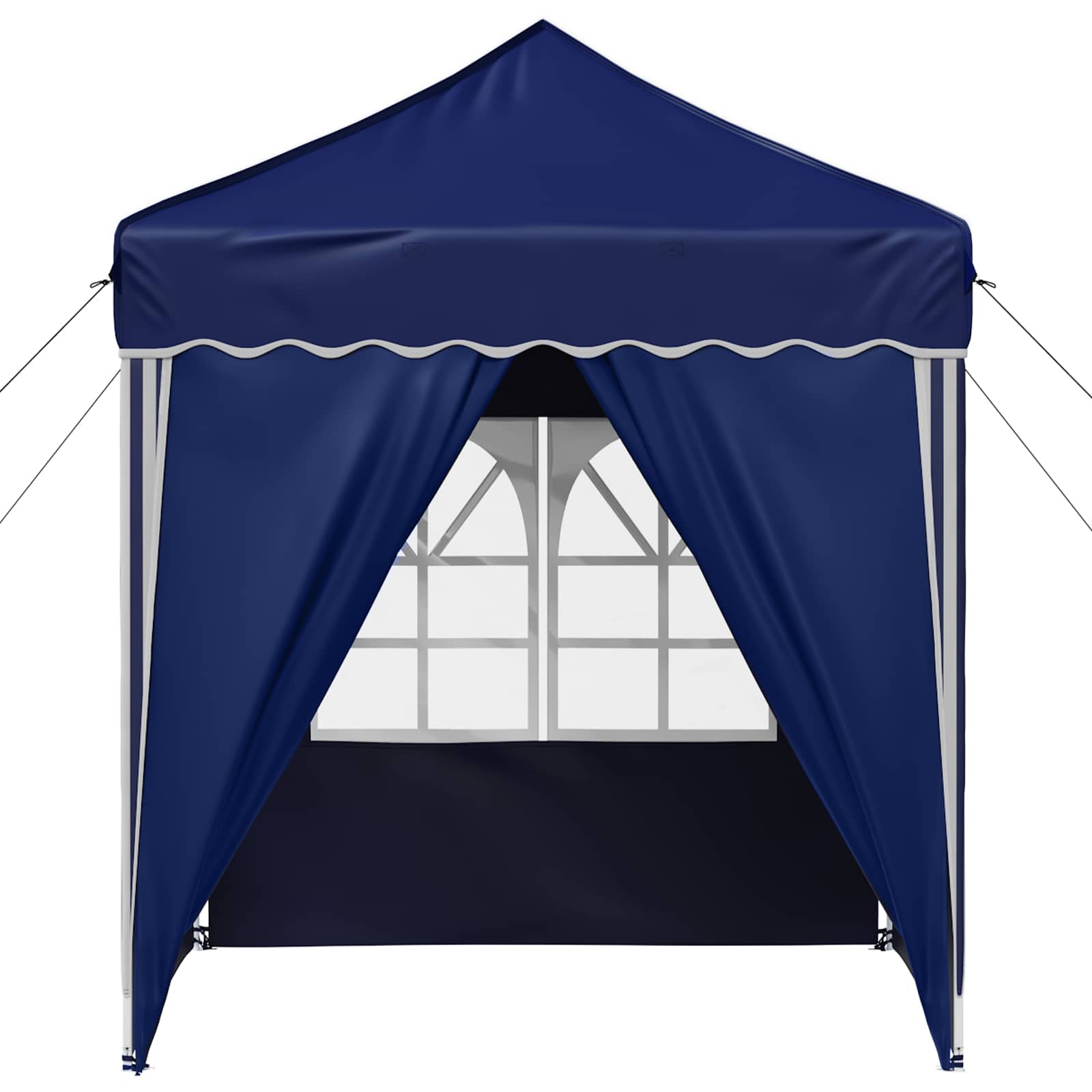 Pop-up Feesttent Blauw 195 x 195 x 245 cm Oxford Stof image 7