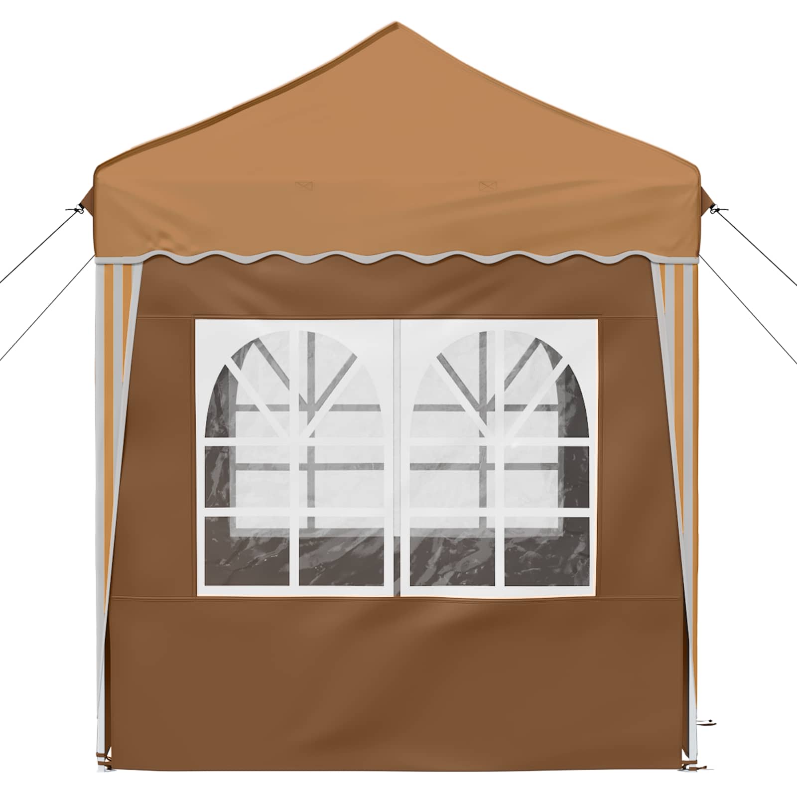Pop-up Feesttent Beige 195 x 195 x 245 cm Oxford Stof image 8