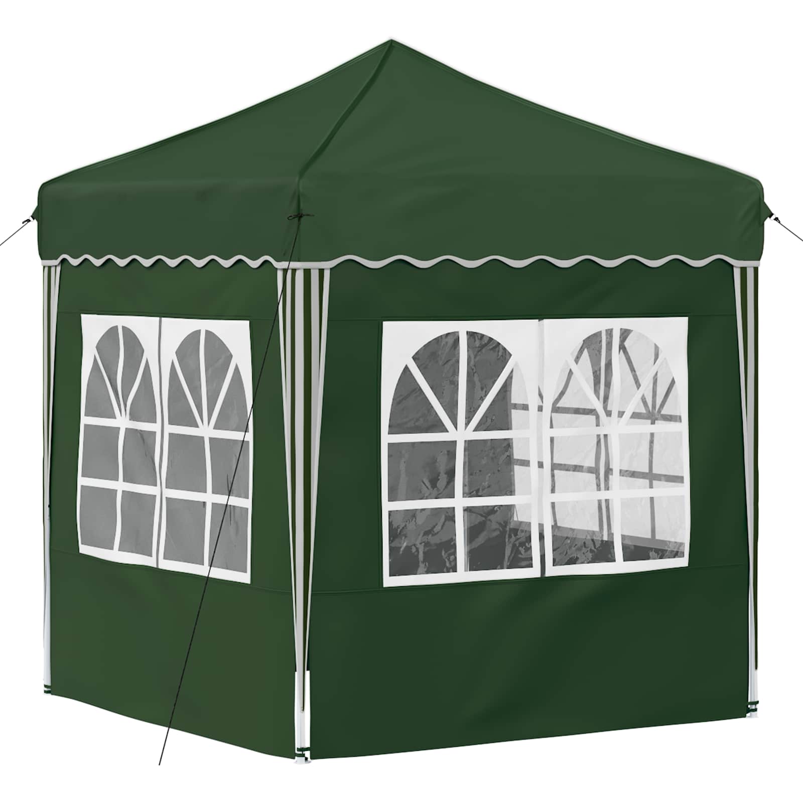 Zložljivi šotor za zabave Zelena 195 x 195 x 245 cm - slika 9