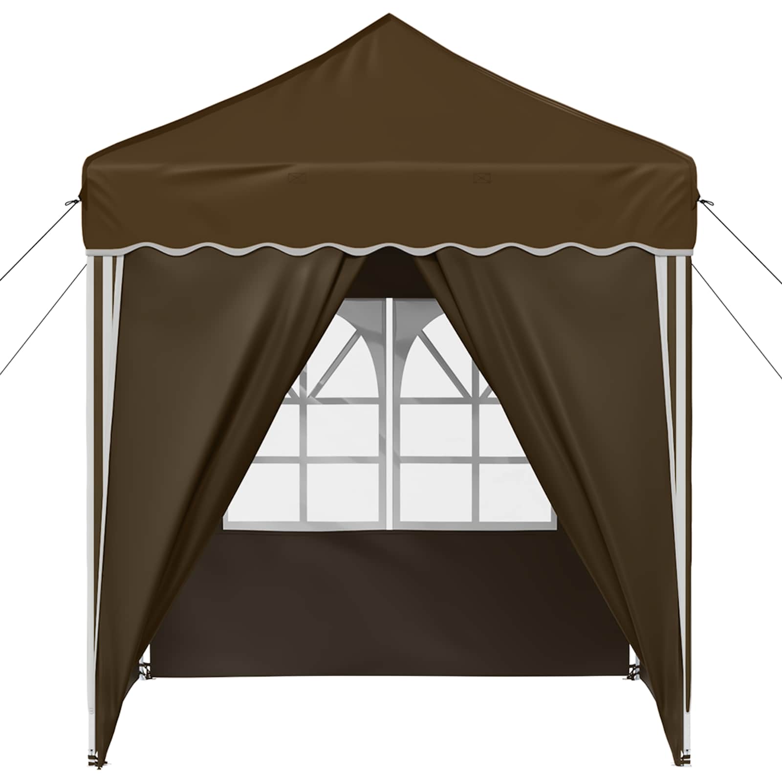 Zložljivi šotor za zabave Taupe 195 x 195 x 245 cm - slika 7