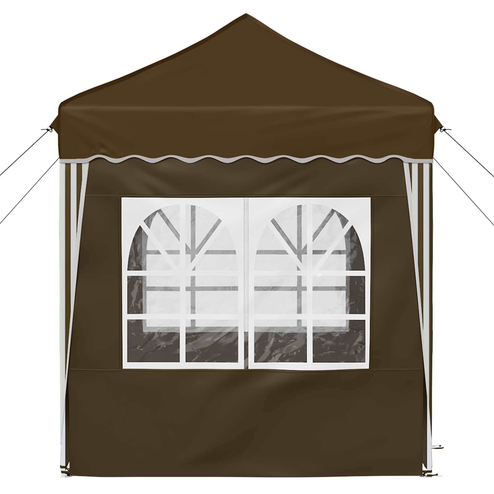 Zložljivi šotor za zabave Taupe 195 x 195 x 245 cm - slika 8