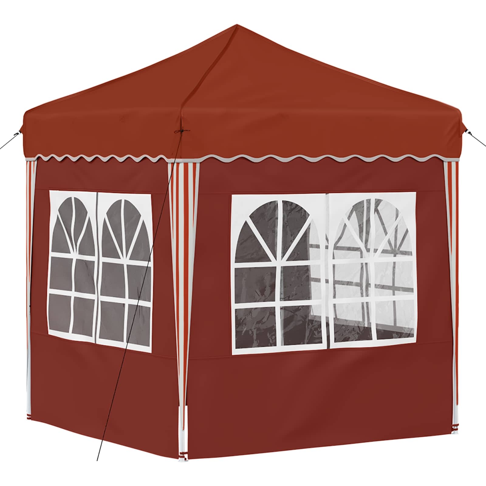 Zložljivi šotor za zabave Terakota 195 x 195 x 245 cm - slika 9