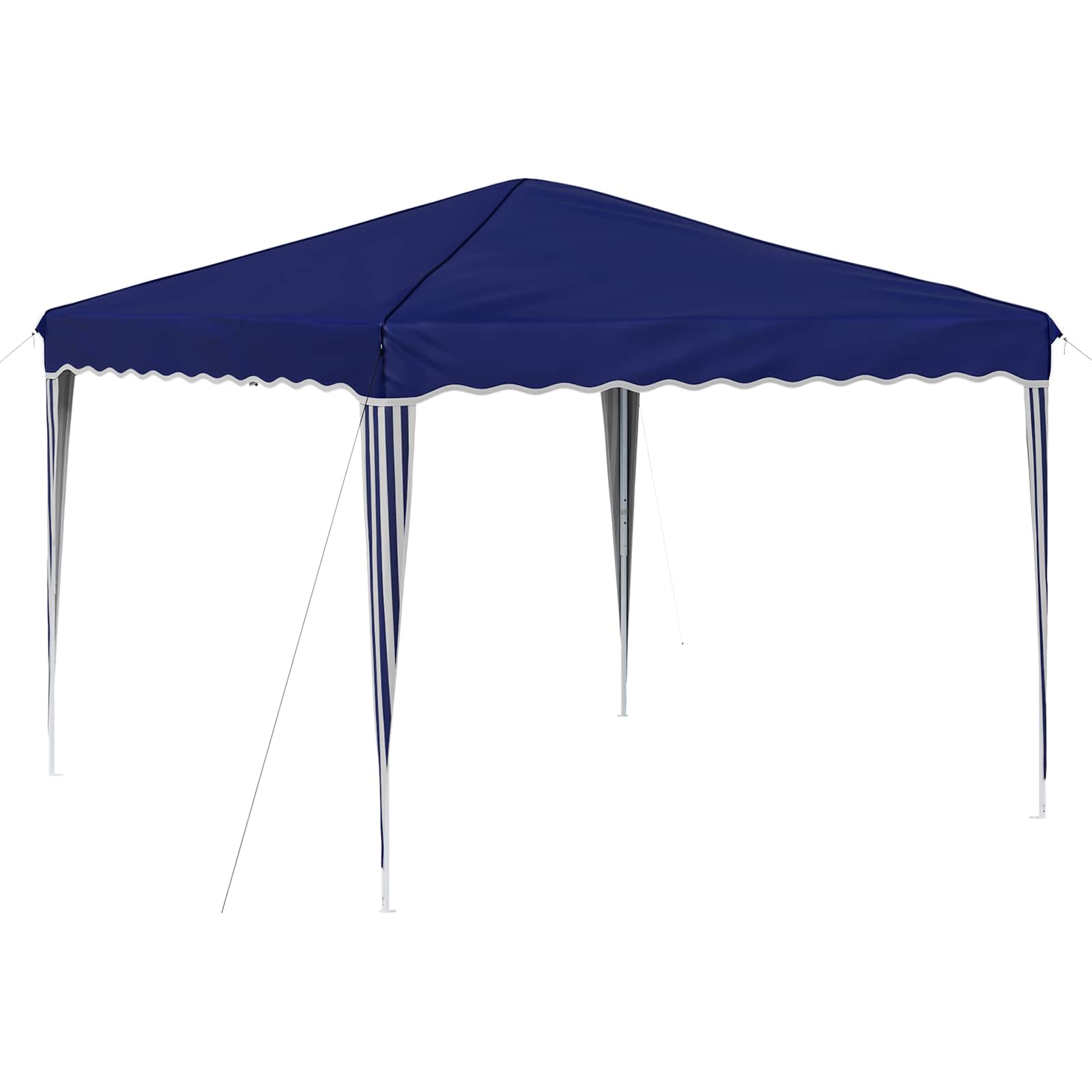 Pop-up Feesttent Blauw 288 x 288 x 245 cm Oxford Stof image 2