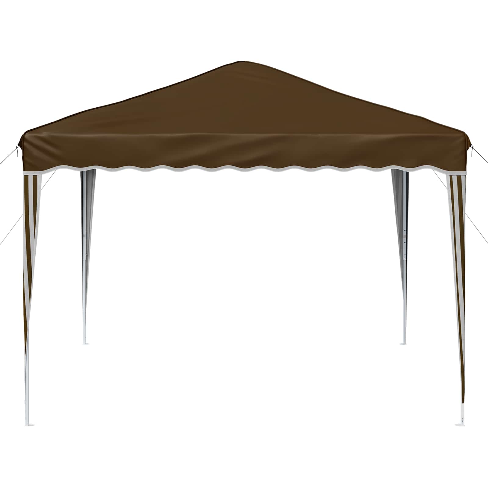 Pop-up Feesttent Taupe 288 x 288 x 245 cm Oxford Stof image 6