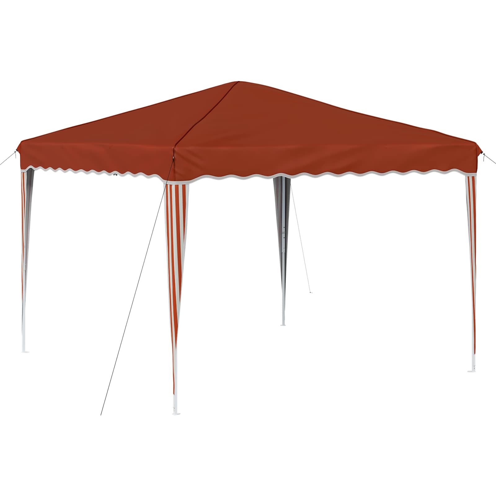 Pop-up Feesttent Terracotta 288 x 288 x 245 cm Oxford Stof image 2