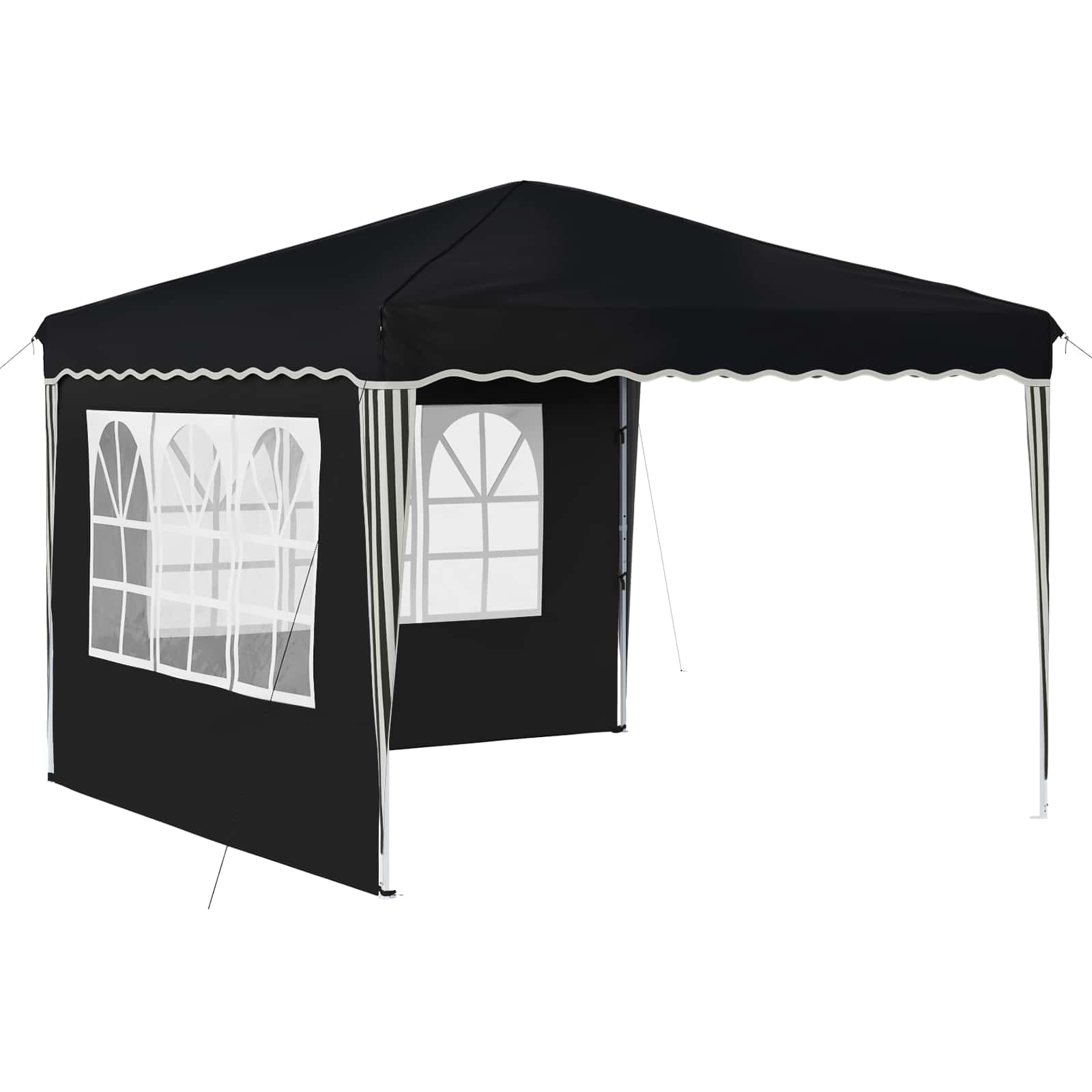 Pop-up Feesttent Antraciet 288 x 288 x 245 cm Oxford Stof image 2