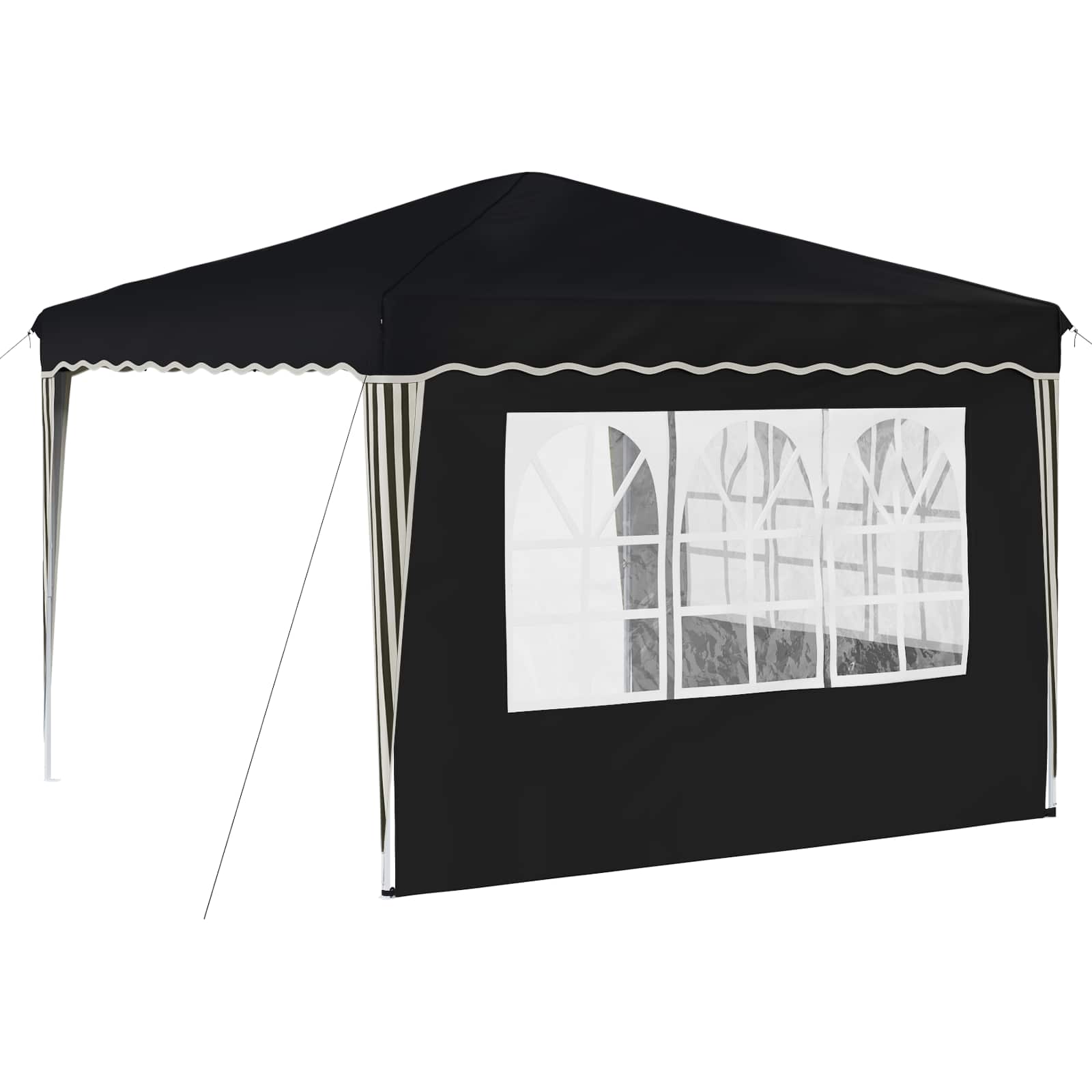 Pop-up Feesttent Antraciet 288 x 288 x 245 cm Oxford Stof image 8