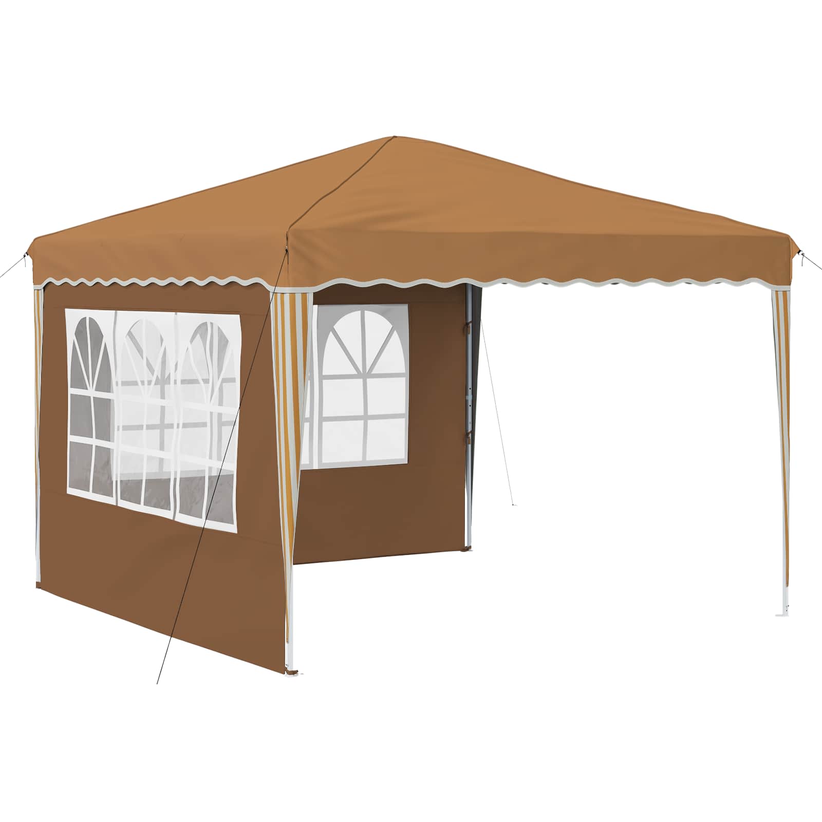 Pop-up Feesttent Beige 288 x 288 x 245 cm Oxford Stof image 2