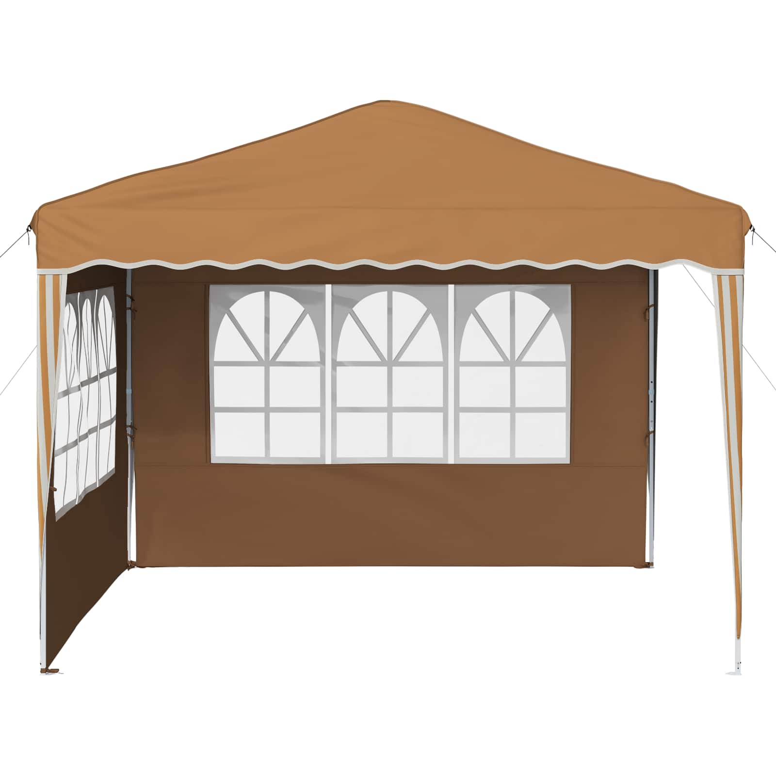 Pop-up Feesttent Beige 288 x 288 x 245 cm Oxford Stof image 6