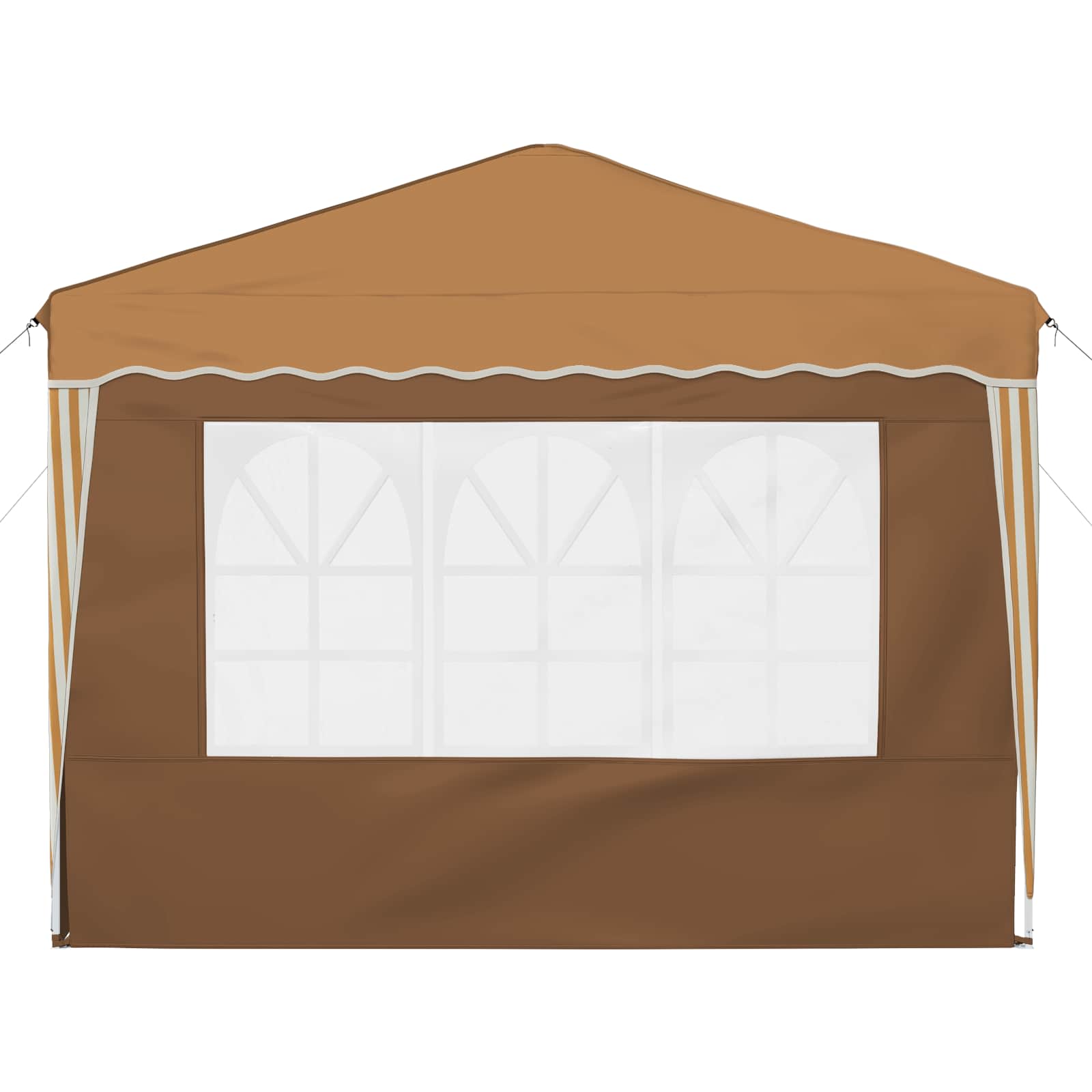 Pop-up Feesttent Beige 288 x 288 x 245 cm Oxford Stof image 7