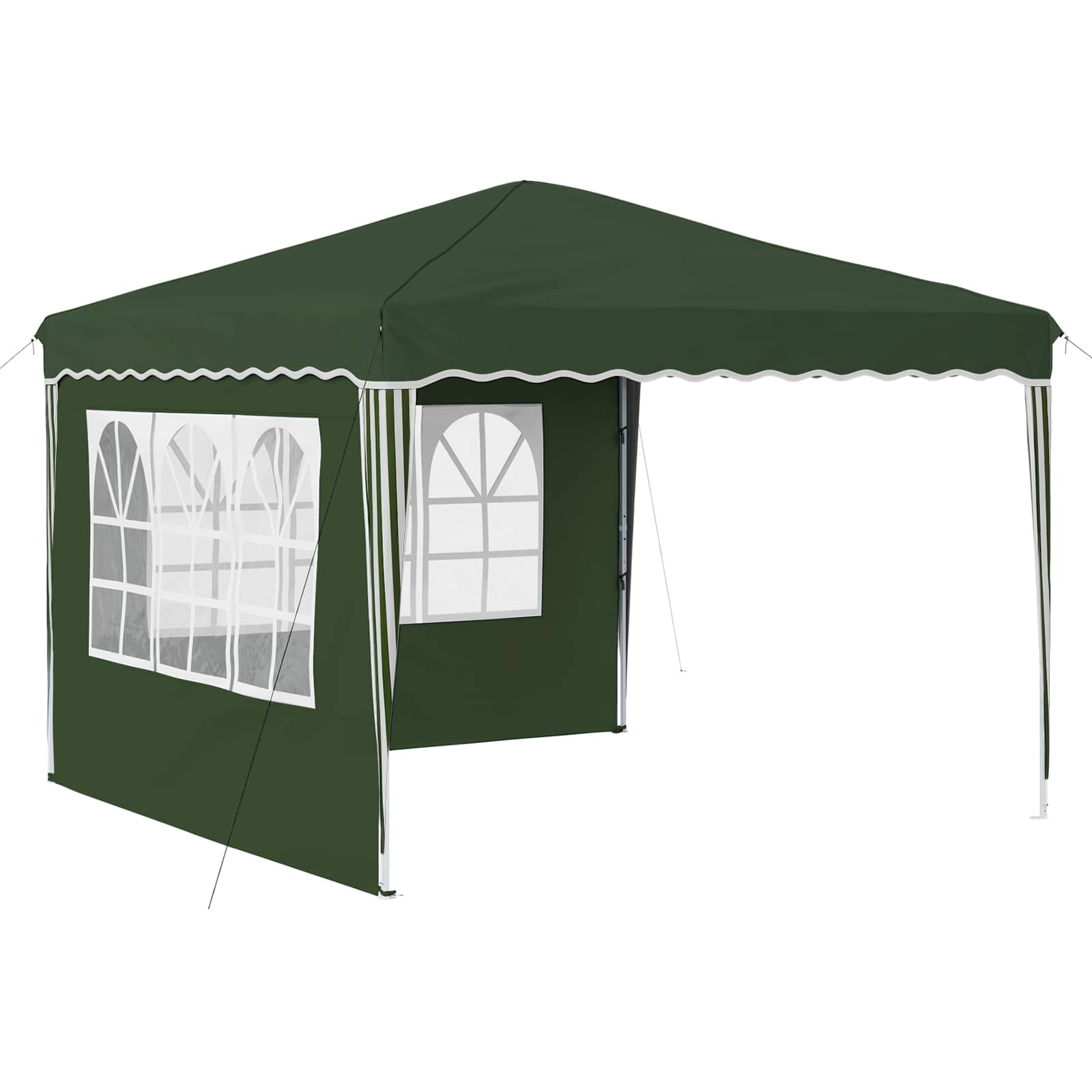 Pop-up Feesttent Groen 288 x 288 x 245 cm Oxford Stof image 2