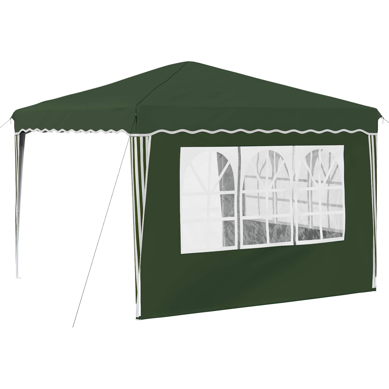 Pop-up Feesttent Groen 288 x 288 x 245 cm Oxford Stof image 8