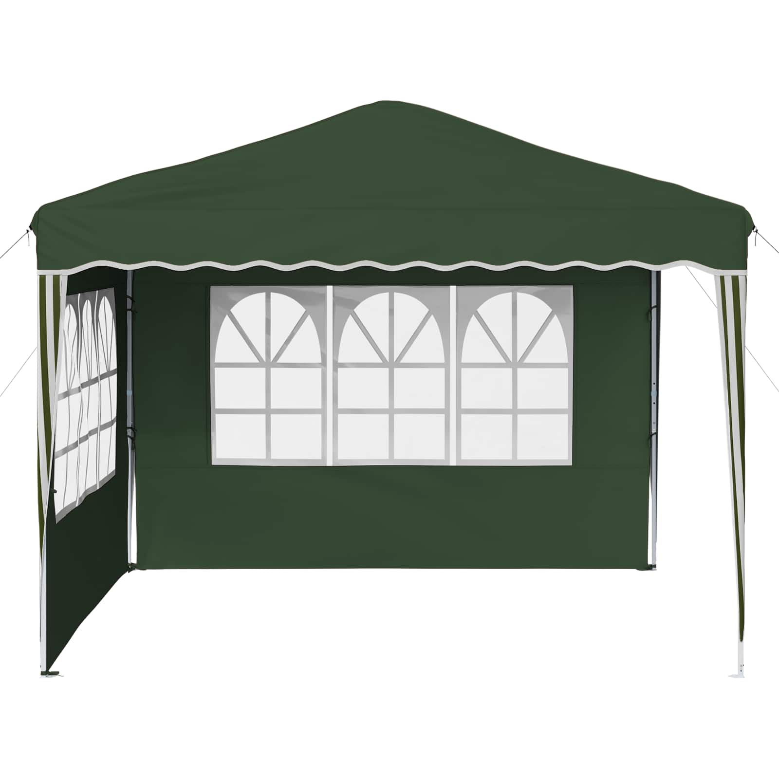 Pop-up Feesttent Groen 288 x 288 x 245 cm Oxford Stof image 6