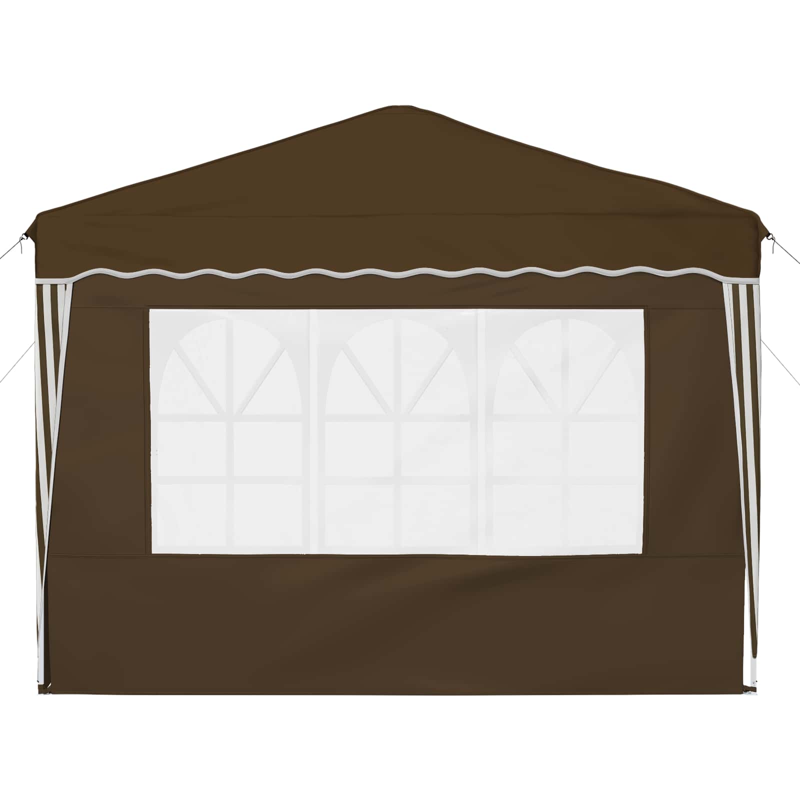 Pop-up Feesttent Taupe 288 x 288 x 245 cm Oxford Stof image 7