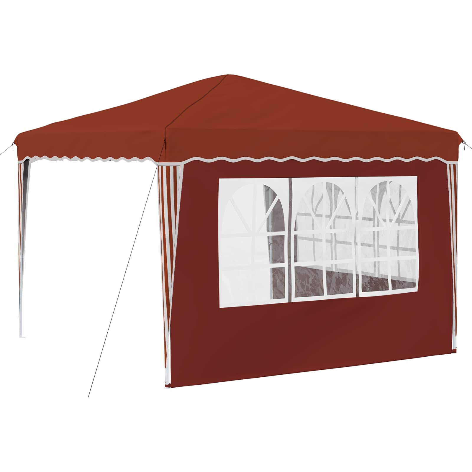 Zložljivi šotor za zabave Terakota 288 x 288 x 245 cm - slika 8