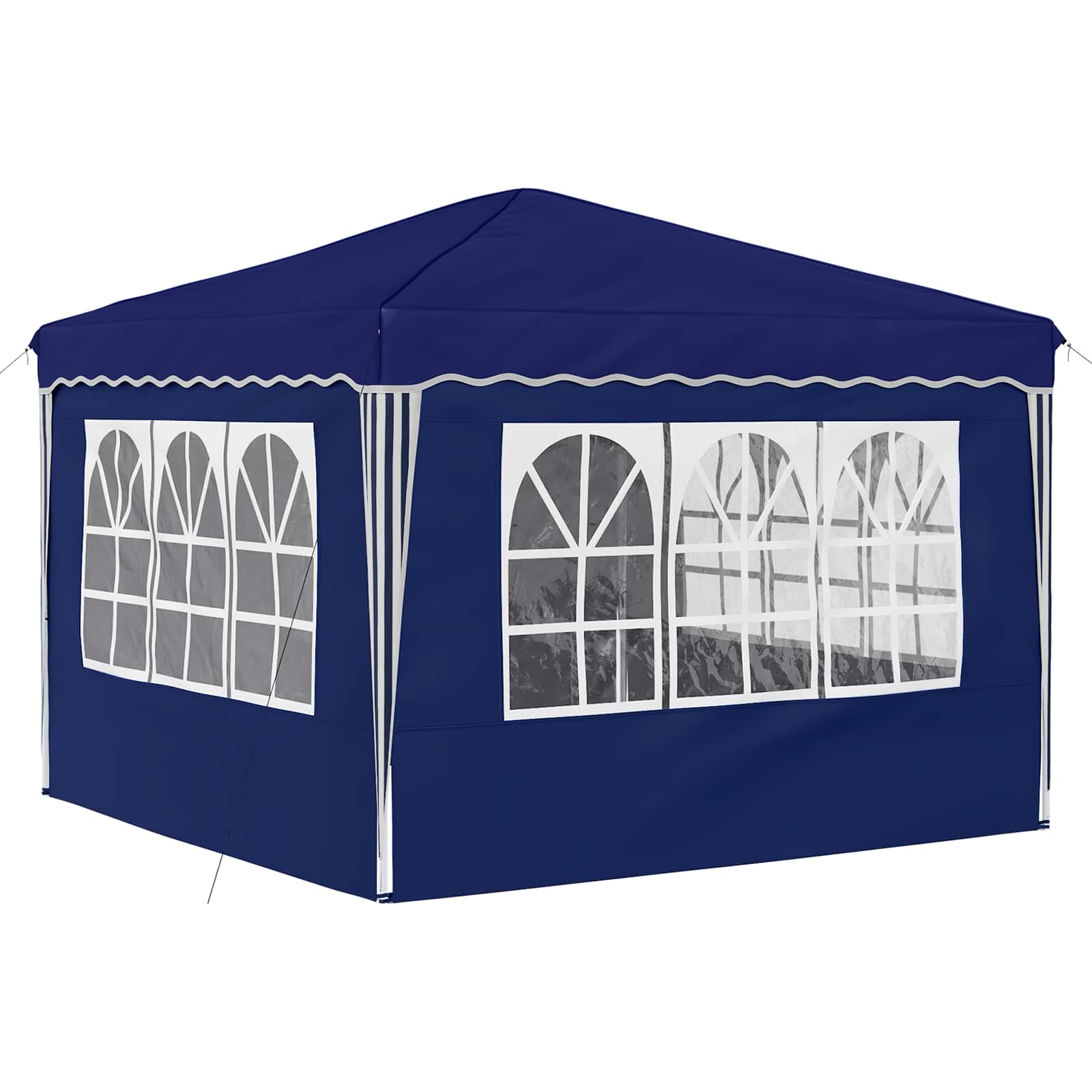 Pop-up Feesttent Blauw 288 x 288 x 245 cm Oxford Stof image 9