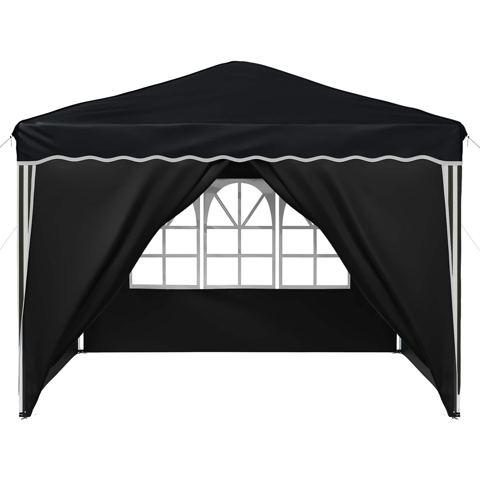 Pop-up Feesttent Antraciet 288 x 288 x 245 cm Oxford Stof image 7