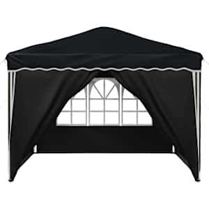 Párty stan s výsuvným stánkem 288 x 288 x 245 cm Antracitová - obrázek 7