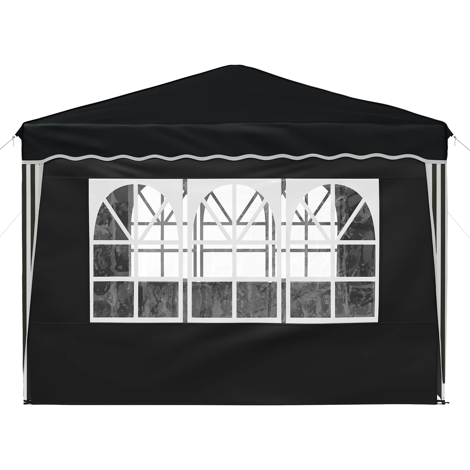 Pop-up Feesttent Antraciet 288 x 288 x 245 cm Oxford Stof image 8