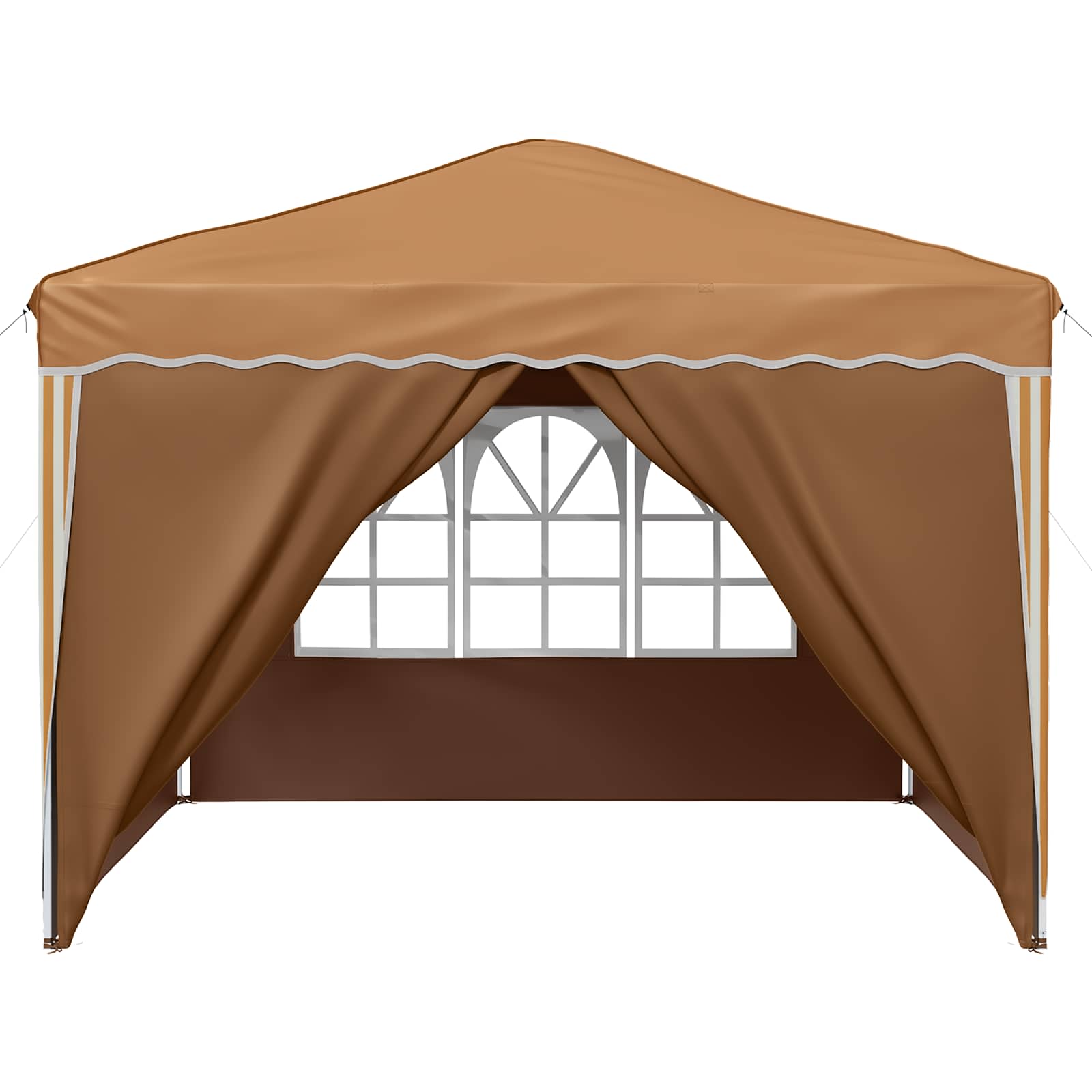 Pop-up Feesttent Beige 288 x 288 x 245 cm Oxford Stof image 7