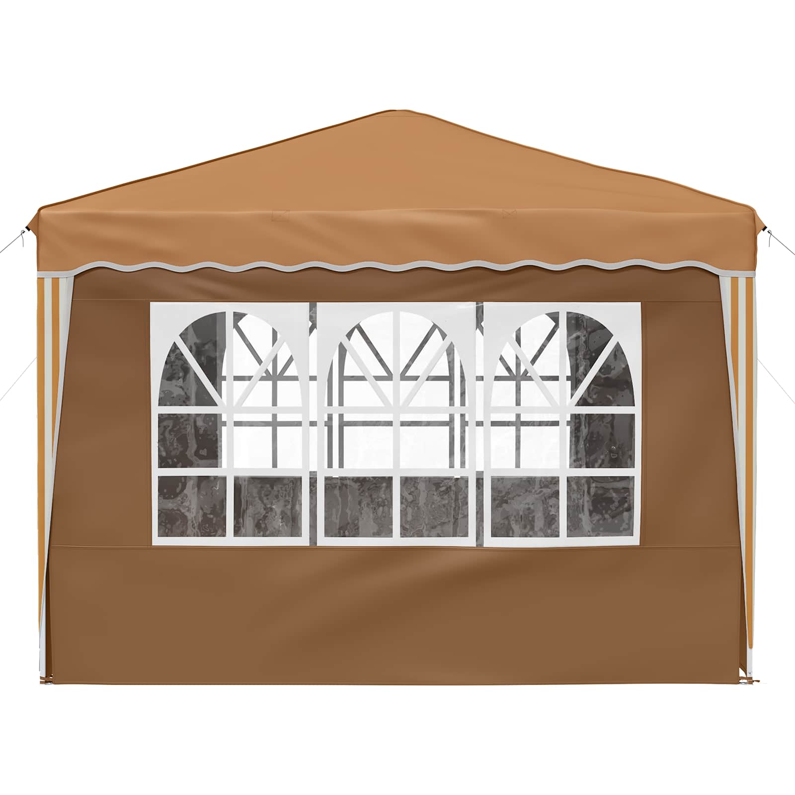 Pop-up Feesttent Beige 288 x 288 x 245 cm Oxford Stof image 8