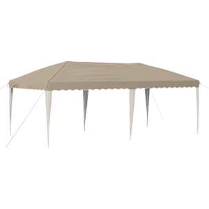 vidaXL &Uuml;hepuuline peotelk 575 x 290 x 245 cm Kreemjas