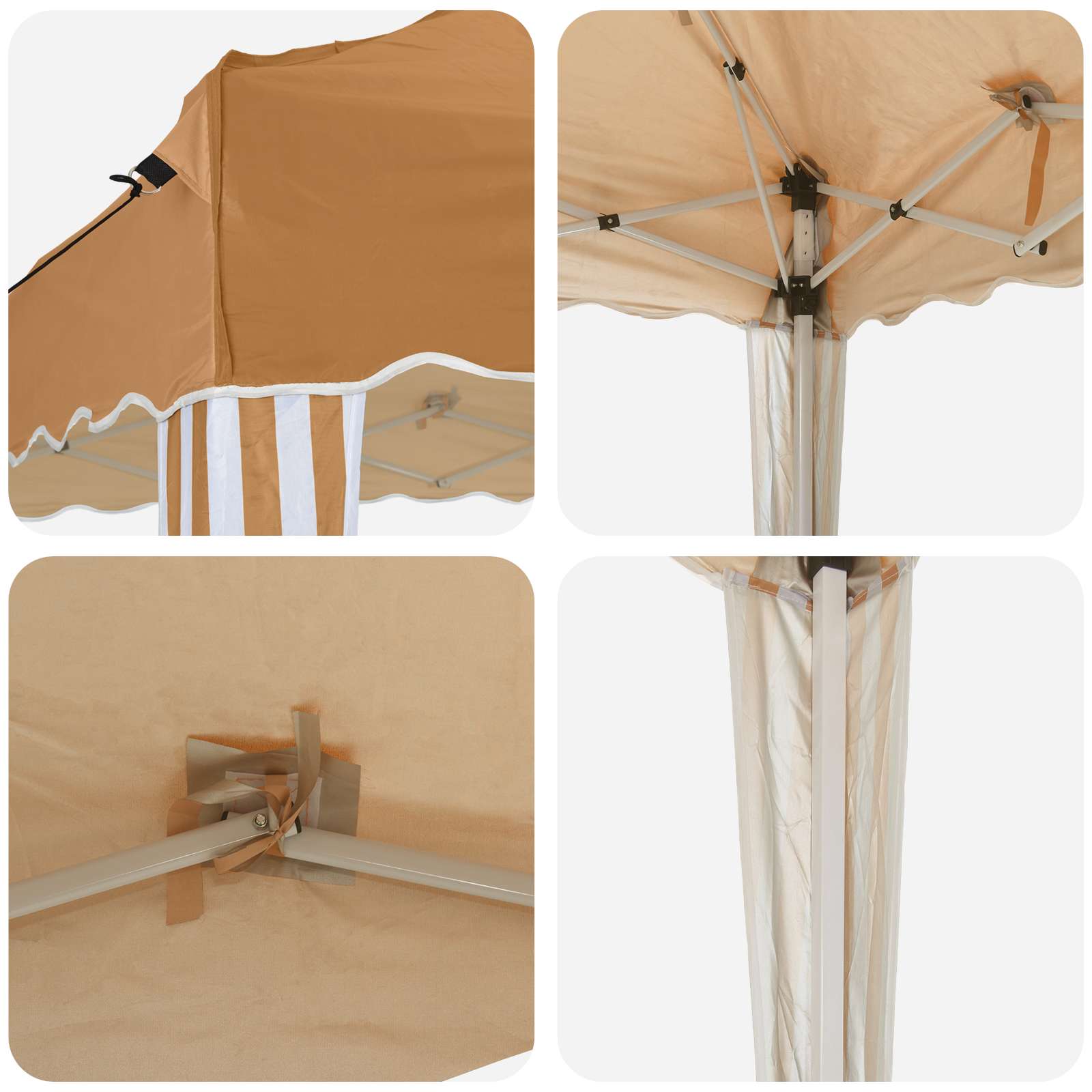 Pop-up Feesttent 575 x 290 x 245 cm Beige image 9