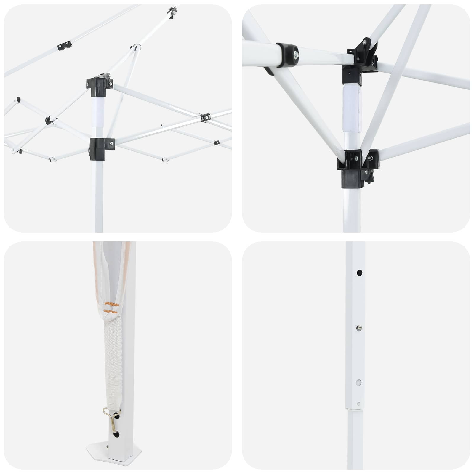 Pop-up Feesttent 575 x 290 x 245 cm Beige image 10