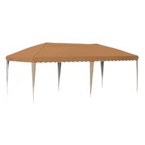 vidaXL &Uuml;hepuuline peotelk 575 x 290 x 245 cm Beež