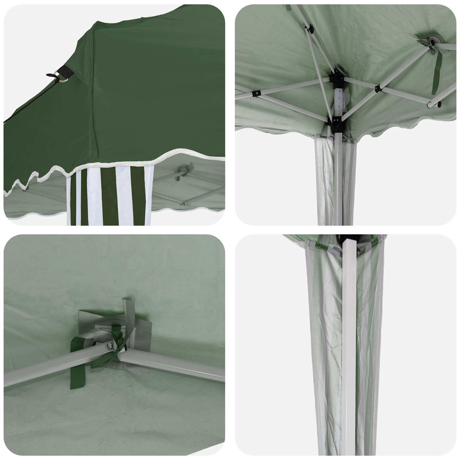 Pop-up Feesttent 575 x 290 x 245 cm Groen image 9