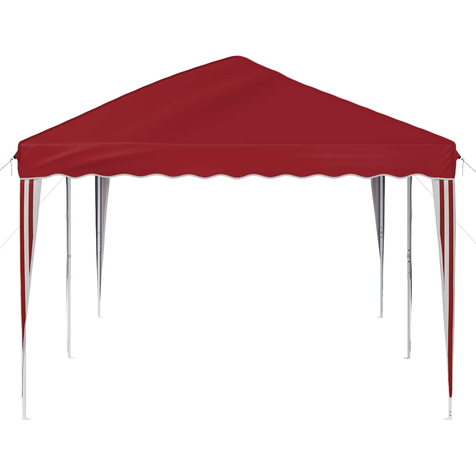 Pop-up Feesttent 575 x 290 x 245 cm Bordeauxrood image 6