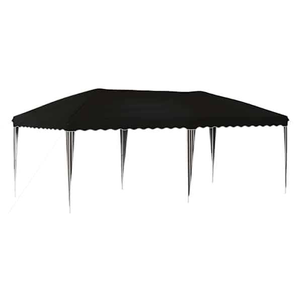 vidaXL &Uuml;hepuuline peotelk 575 x 290 x 245 cm Must