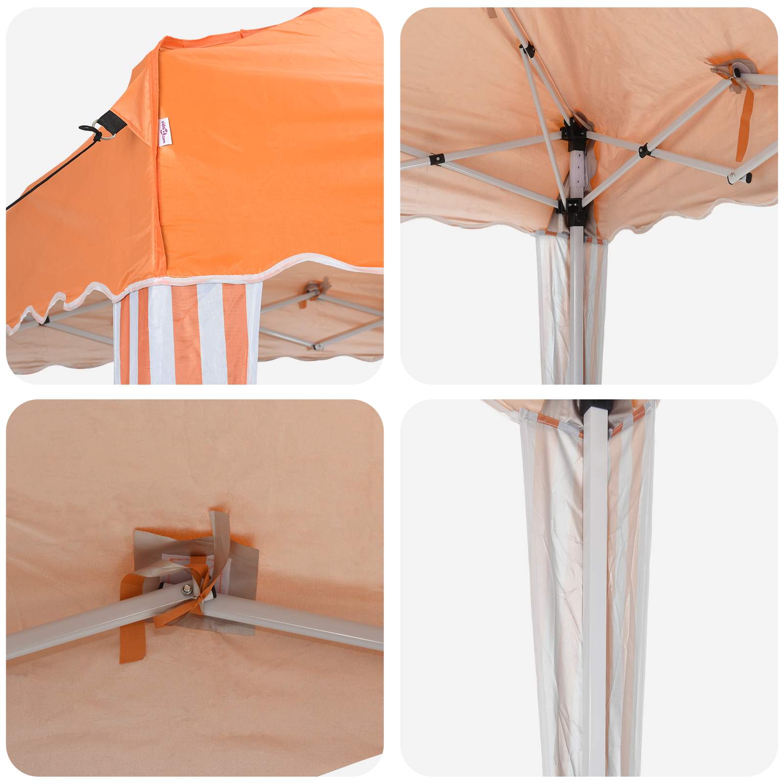 Pop-up Feesttent 575 x 290 x 245 cm Oranje image 9