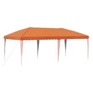 Párty stan s výsuvným stánkem 575 x 290 x 245 cm Oranžová - obrázek 2