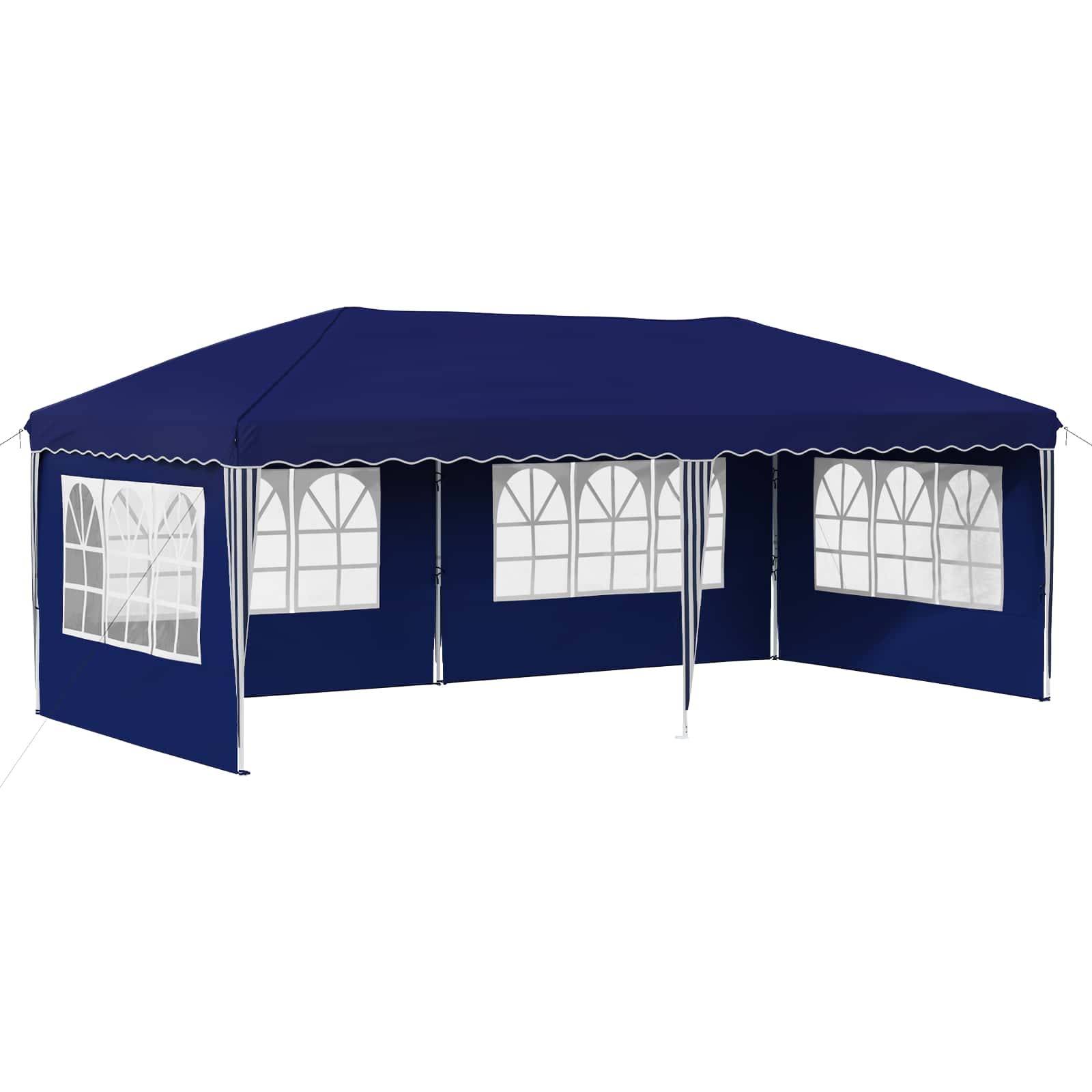 Pop-up Feesttent 575 x 289 x 245 cm Blauw image 2