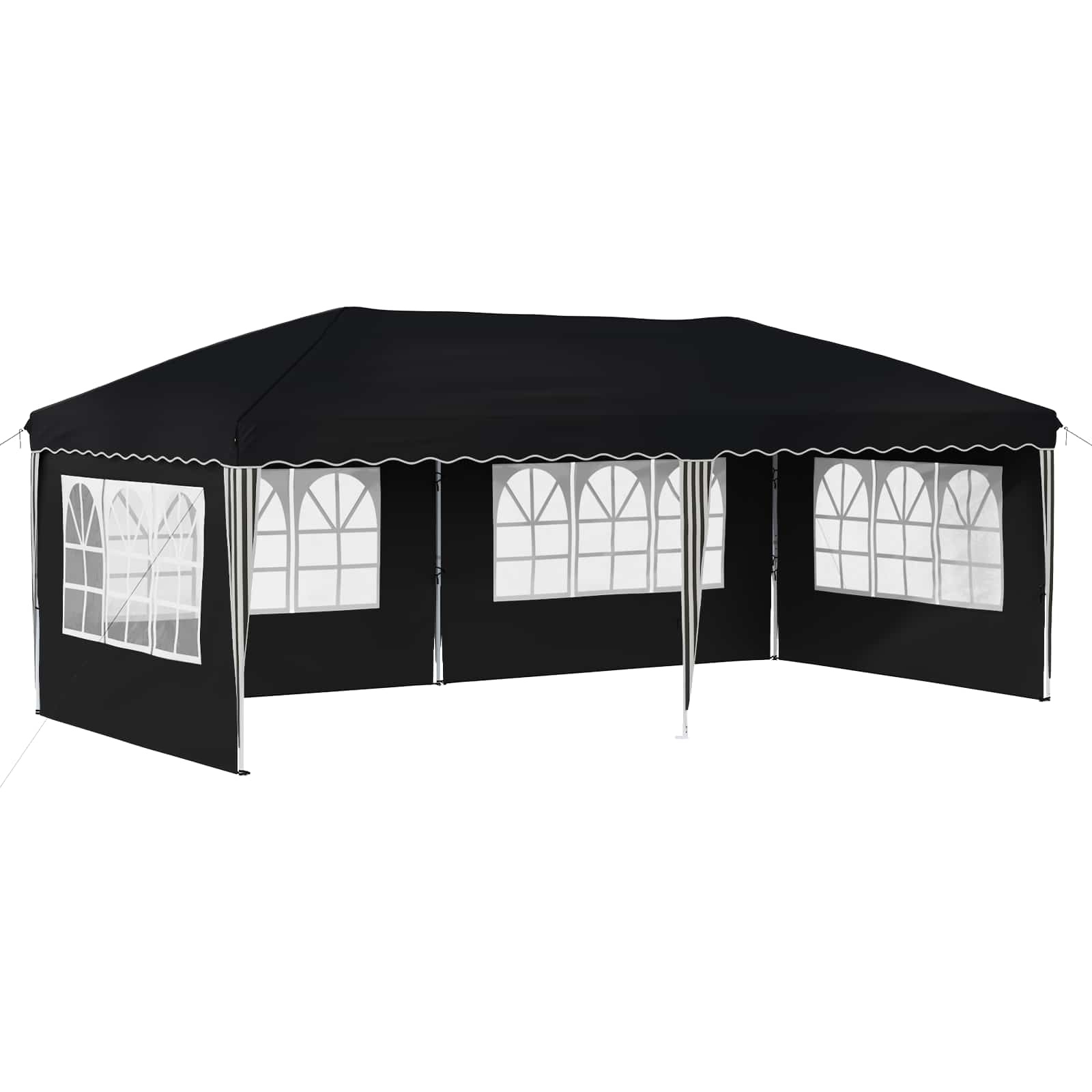 Pop-up Feesttent 575 x 289 x 245 cm Antracietkleurig image 2