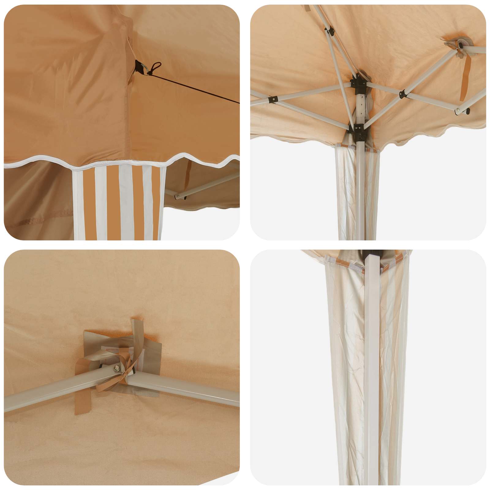 Pop-up Feesttent 575 x 289 x 245 cm Beige image 10