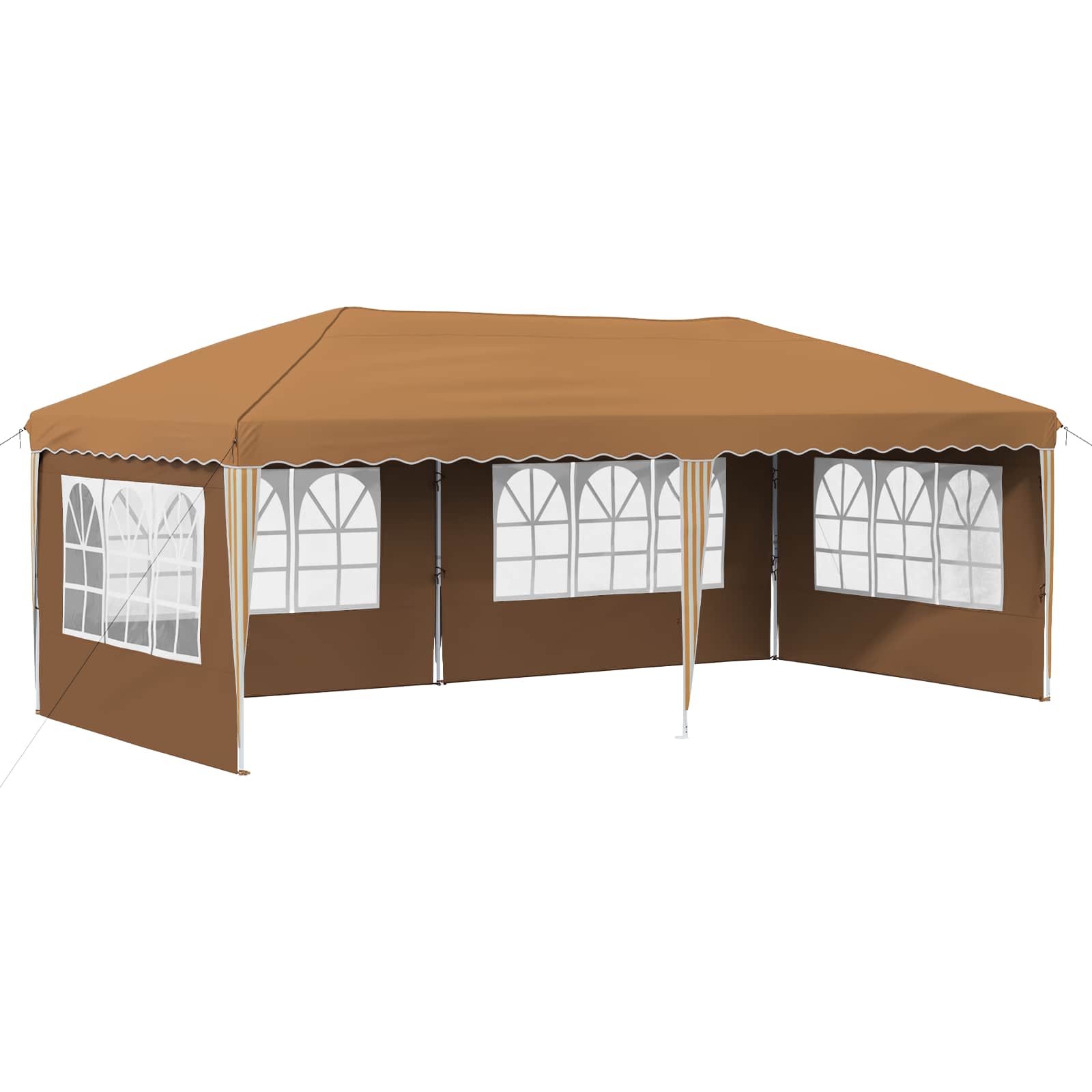 Pop-up Feesttent 575 x 289 x 245 cm Beige image 2