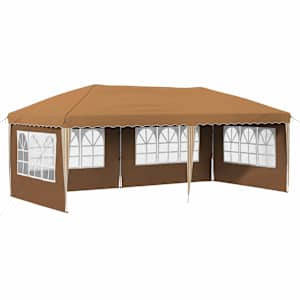 vidaXL &Uuml;hepuuline peotelk 575 x 289 x 245 cm Beež