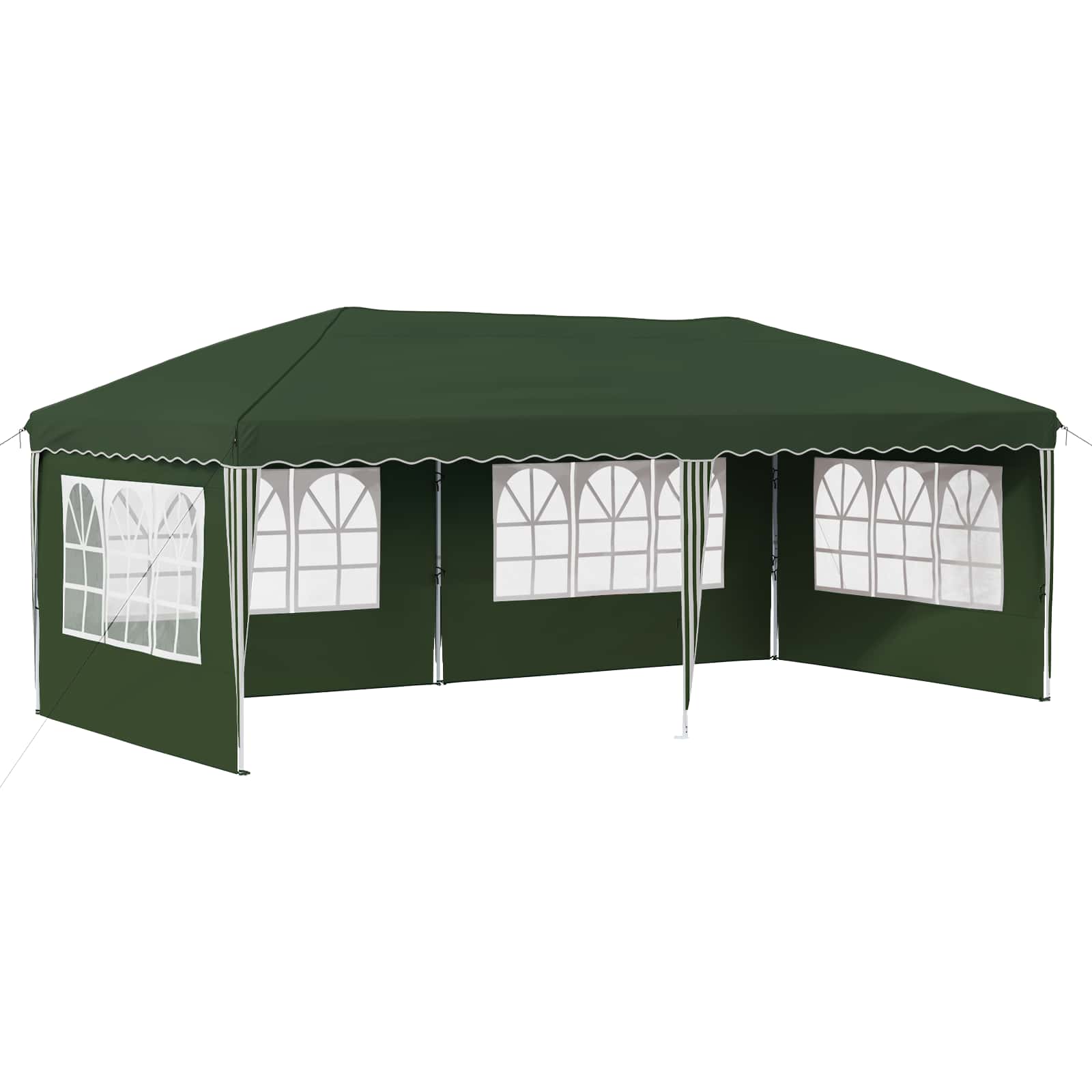 Pop-up Feesttent 575 x 289 x 245 cm Groen image 2