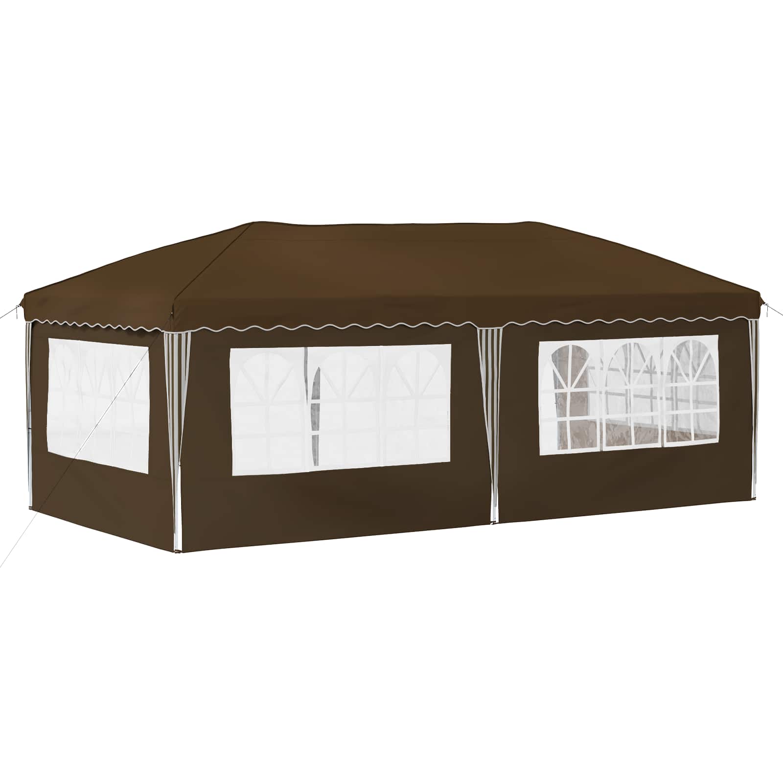 Pop-up Feesttent 575 x 289 x 245 cm Taupe image 7