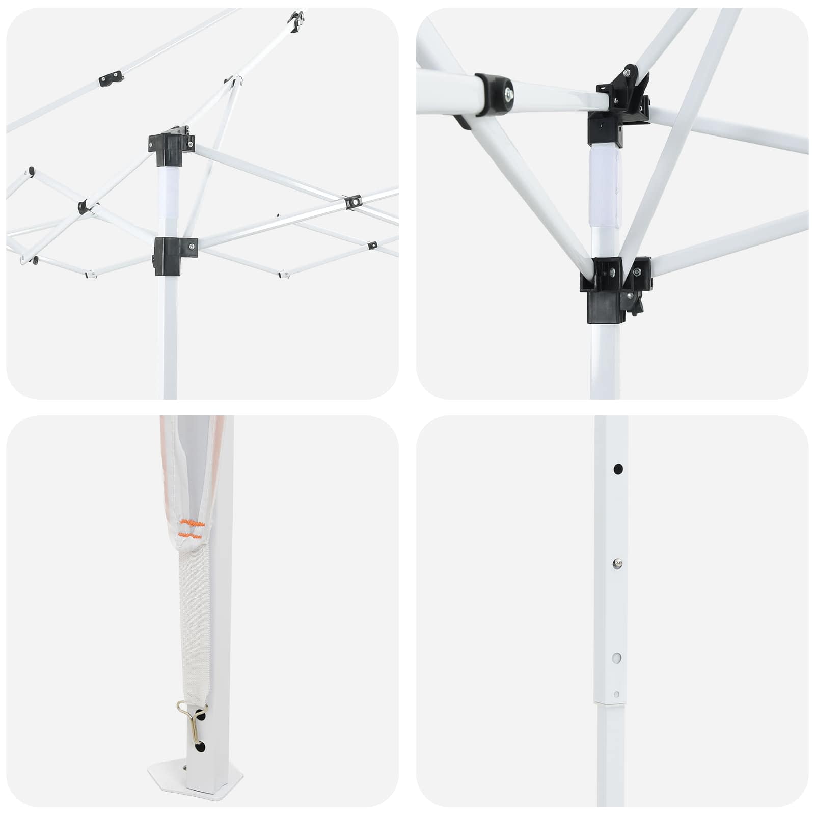 Pop-up Feesttent 575 x 289 x 245 cm Oranje image 11