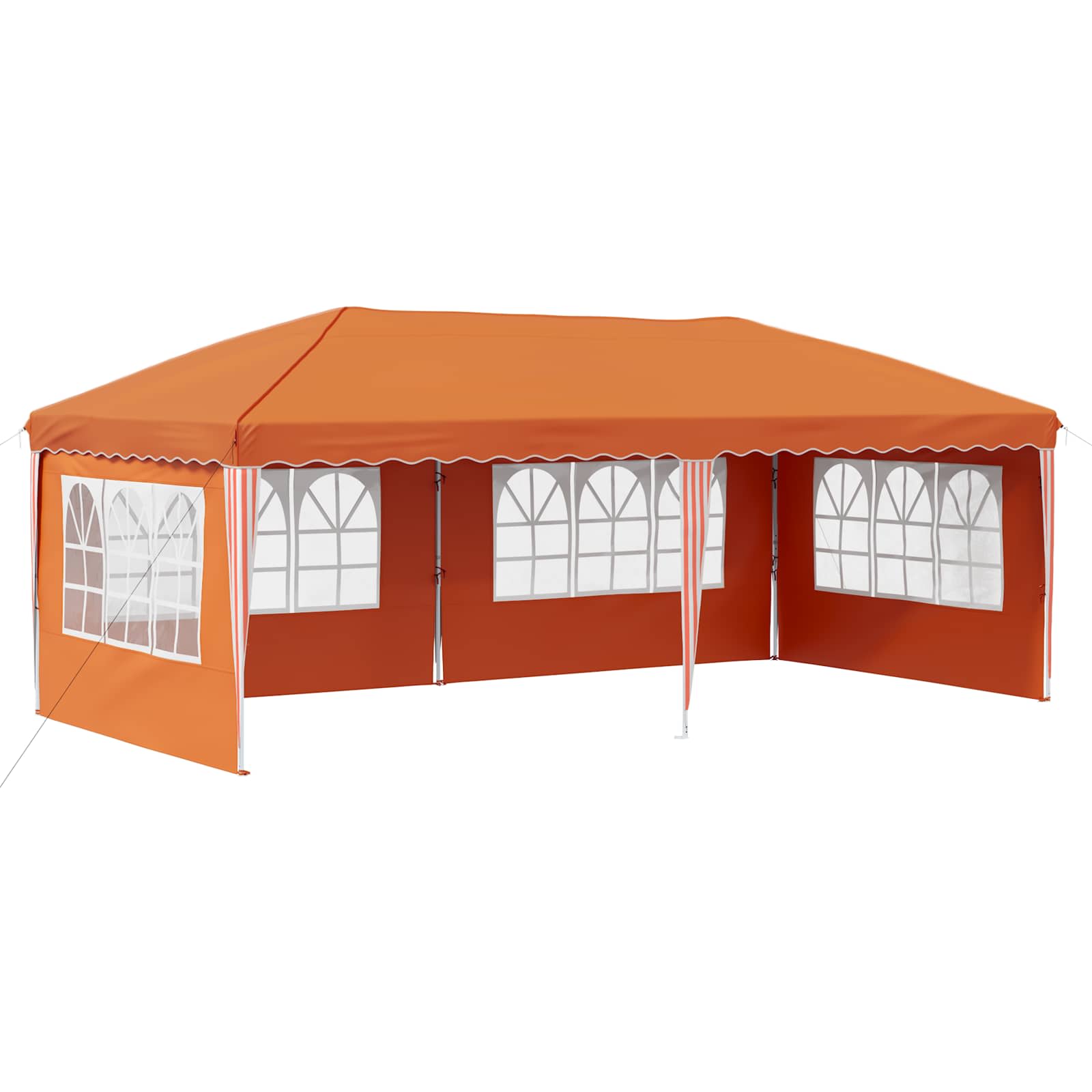 Pop-up Feesttent 575 x 289 x 245 cm Oranje image 2