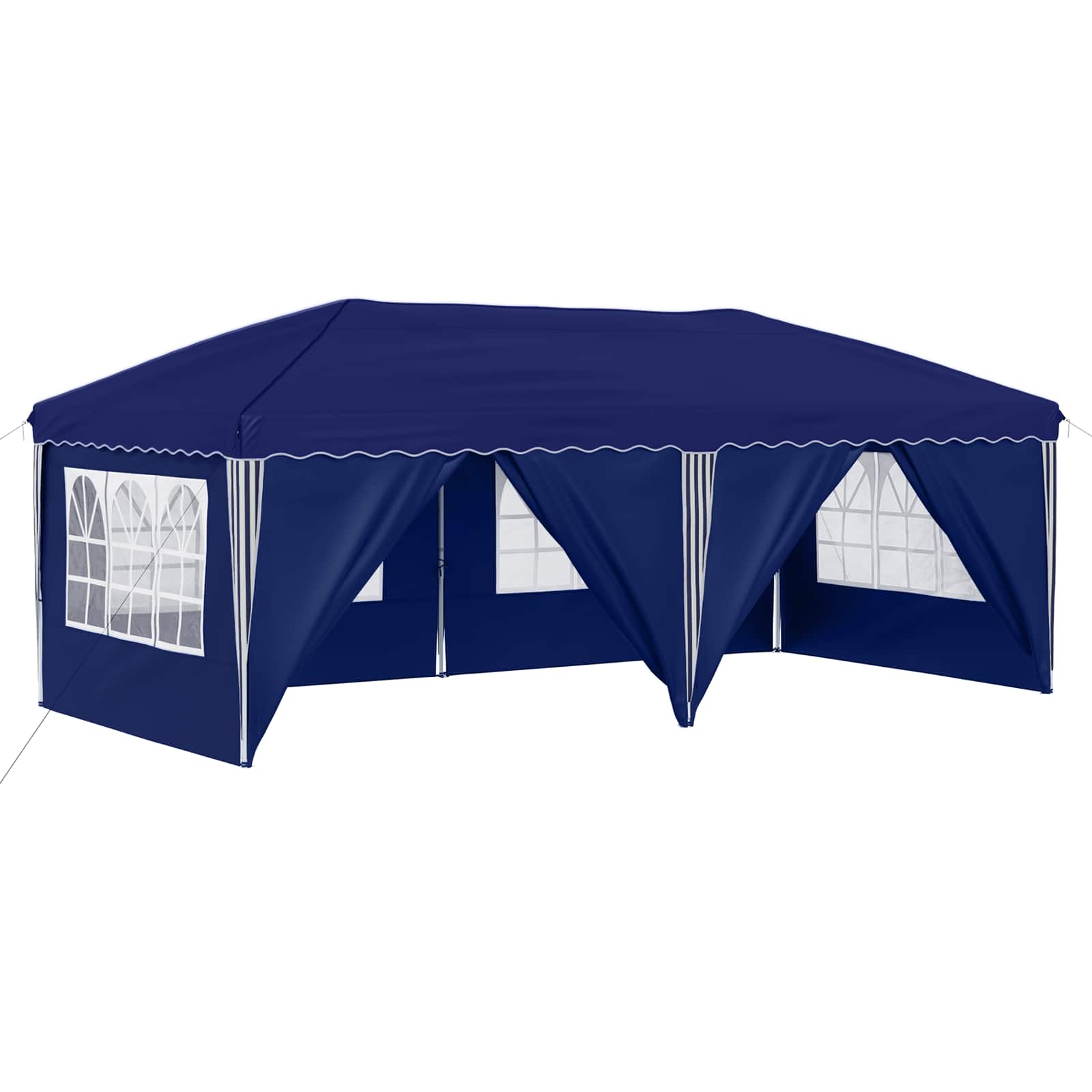 Pop-up Feesttent 575 x 288 x 245 cm Blauw image 2