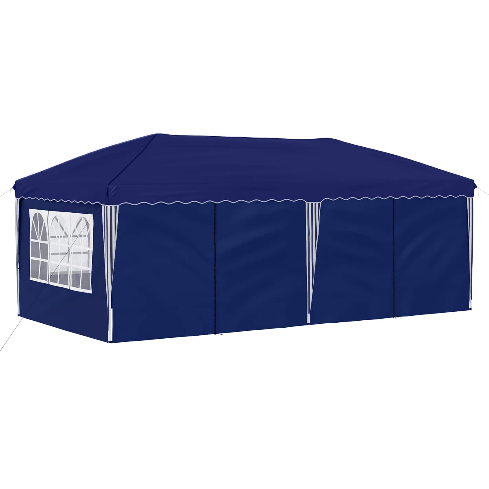 Pop-up Feesttent 575 x 288 x 245 cm Blauw image 4