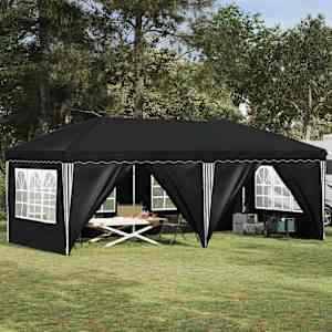 Zložljivi šotor za zabave 575 x 288 x 245 cm Antracit