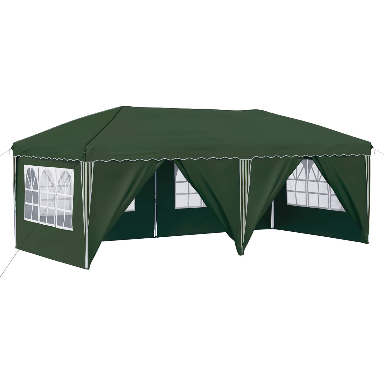Pop-up Feesttent 575 x 288 x 245 cm Groen image 2